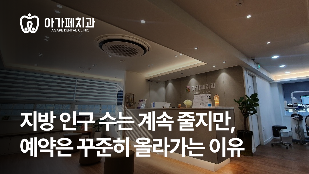 [광주 아가페치과의원] 지방·노년층 환자 비중이 높은 치과에서 ‘상담을 놓치지 않는 구조’를 만든 방법