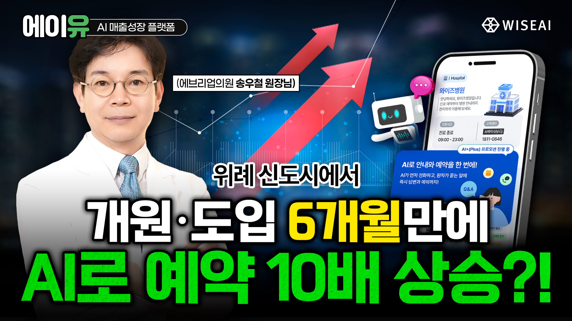 [에브리업의원] 개원 6개월만에 예약 10배 증가?!